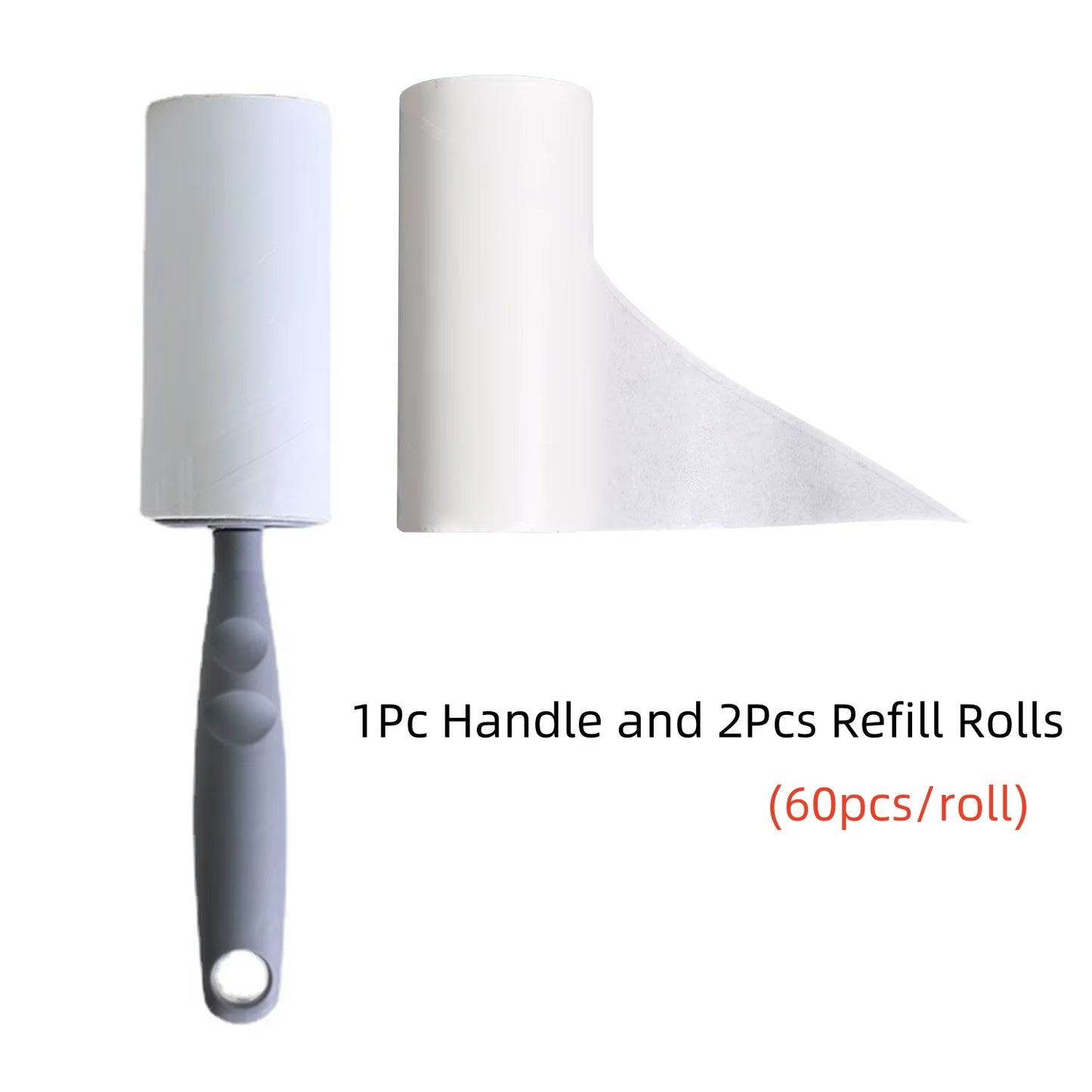 Lint Roller with Refills Sticky Remover Hair Pet Dog Clothes Sofa Dust Cleaning Remover Replaceable Roll Brush Cleaning Tool